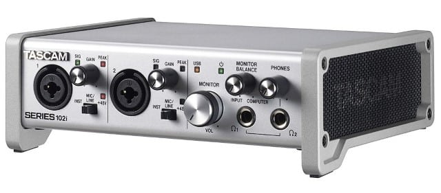 tascam series 102i laterale