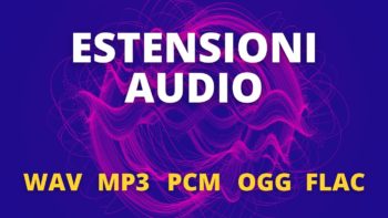 file audio come riconoscere estensioni audio